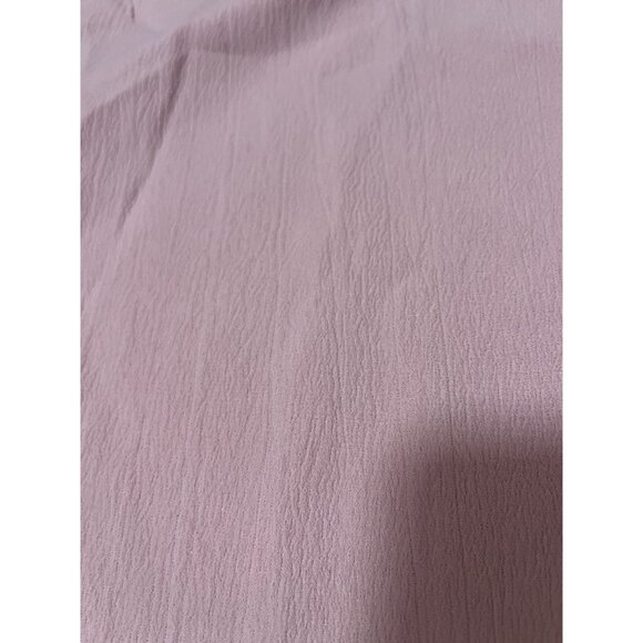 Pink Elastic Waist Pants Womens Size L 100% Light Polyester - Picture 5 of 5